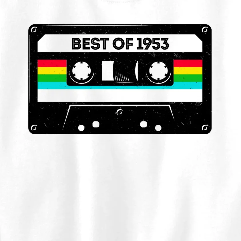 Best Of 1953 Retro 70th Birthday Mixtape Kids Sweatshirt