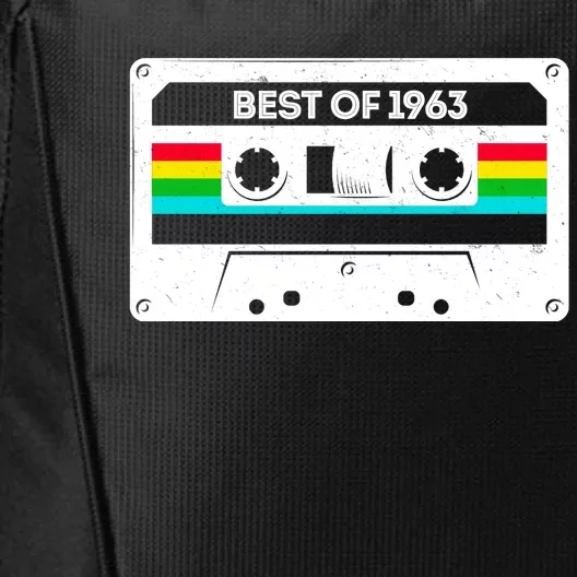 Best Of 1963 Retro 60th Birthday Mixtape City Backpack