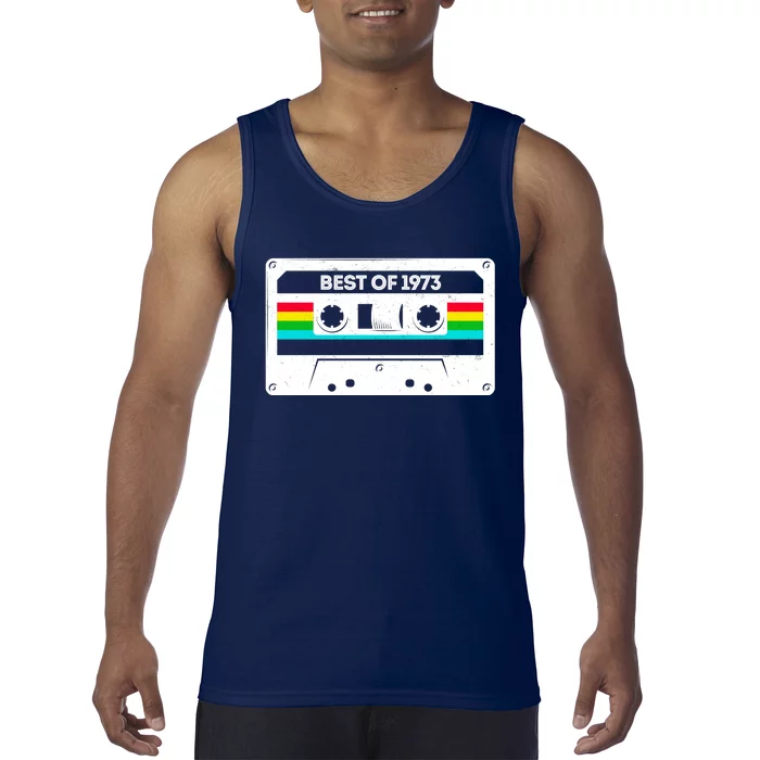 Best Of 1973 Retro 50th Birthday Mixtape Tank Top