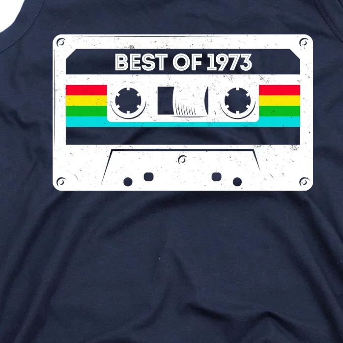 Best Of 1973 Retro 50th Birthday Mixtape Tank Top