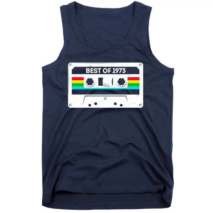 Best Of 1973 Retro 50th Birthday Mixtape Tank Top