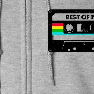 Best Of 1973 Retro 50th Birthday Mixtape Full Zip Hoodie