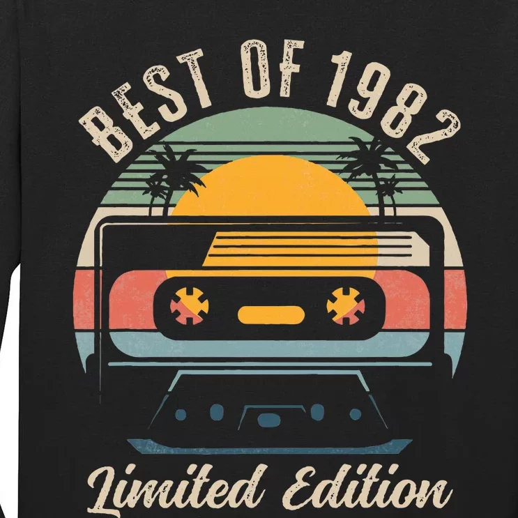 Best Of 1982 42nd Birthday Gifts Limited Edition 42 Year Old Tall Long Sleeve T-Shirt