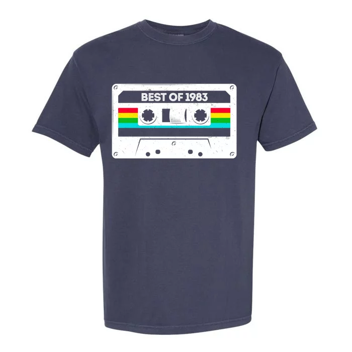 Best Of 1983 Retro 40th Birthday Mixtape Garment-Dyed Heavyweight T-Shirt