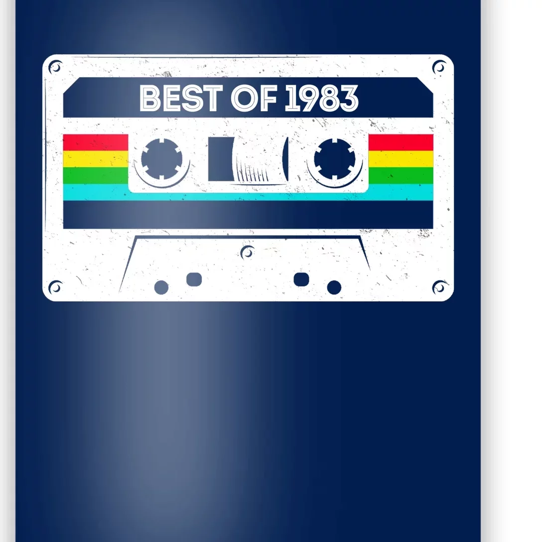 Best Of 1983 Retro 40th Birthday Mixtape Poster