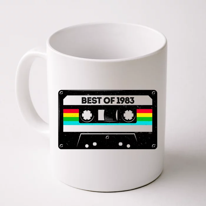 Best Of 1983 Retro 40th Birthday Mixtape Front & Back Coffee Mug