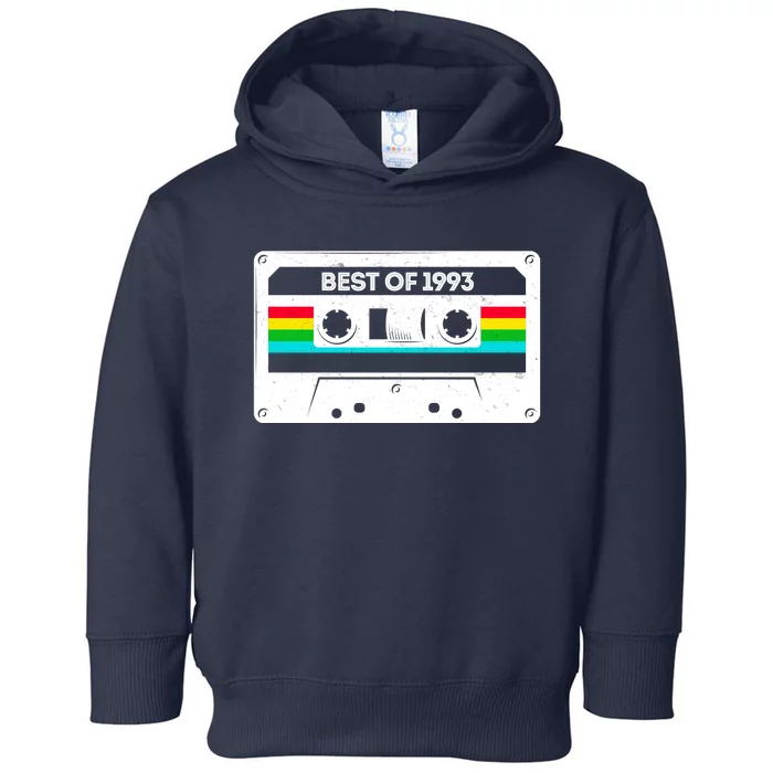 Best Of 1993 Retro 30th Birthday Mixtape Toddler Hoodie