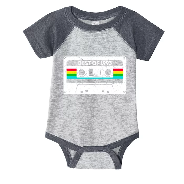 Best Of 1993 Retro 30th Birthday Mixtape Infant Baby Jersey Bodysuit