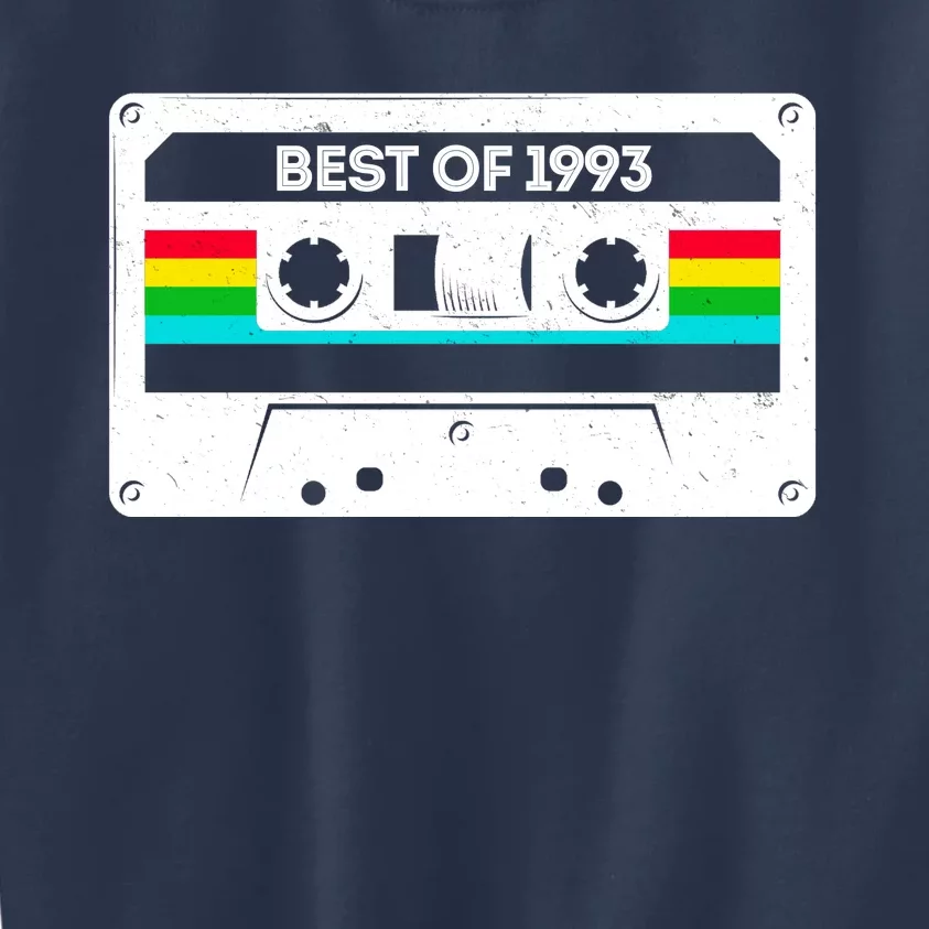 Best Of 1993 Retro 30th Birthday Mixtape Kids Sweatshirt