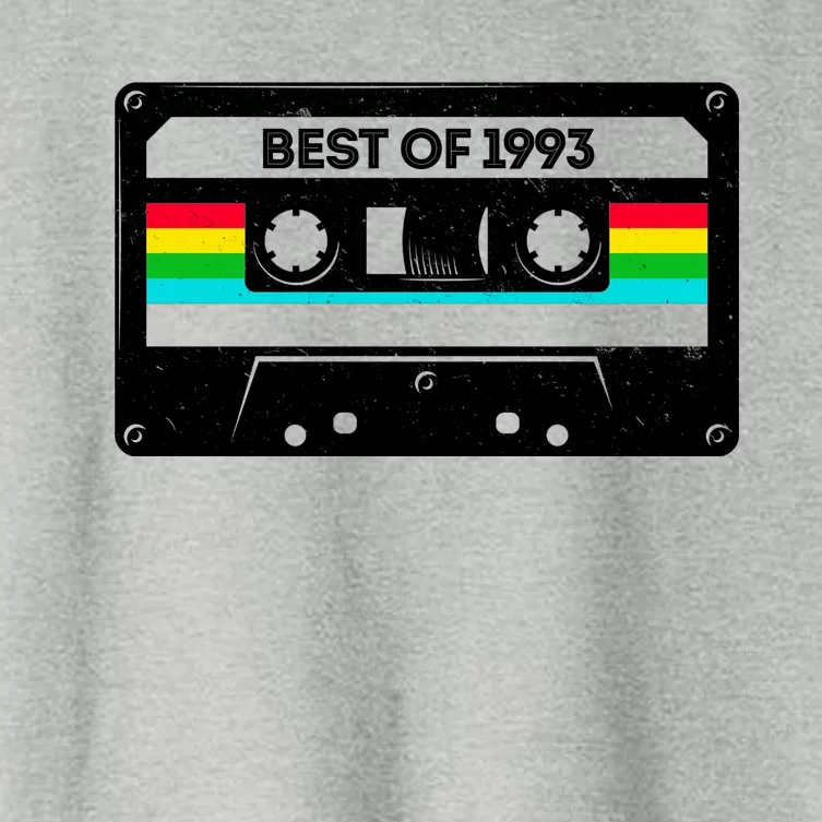 Best Of 1993 Retro 30th Birthday Mixtape Women's Crop Top Tee