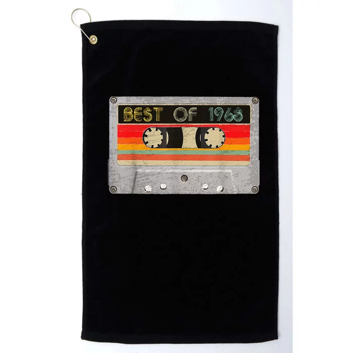 Best Of 1968 55th Birthday Gift Cassette Tape Vintage Platinum Collection Golf Towel