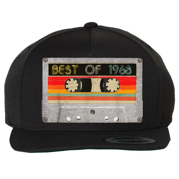 Best Of 1968 55th Birthday Gift Cassette Tape Vintage Wool Snapback Cap