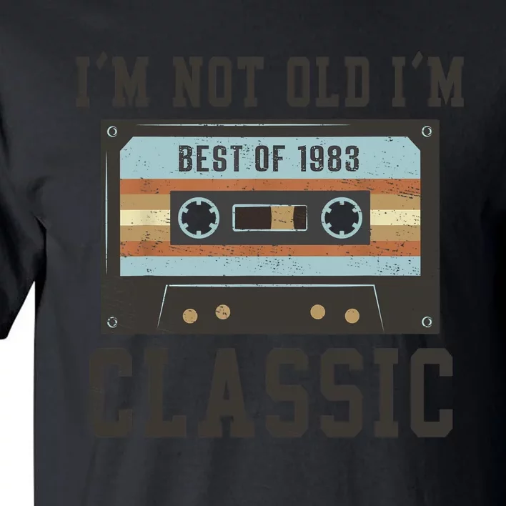 Best Of 1983 40th Birthday Gifts BDay 40 Birthday Tall T-Shirt