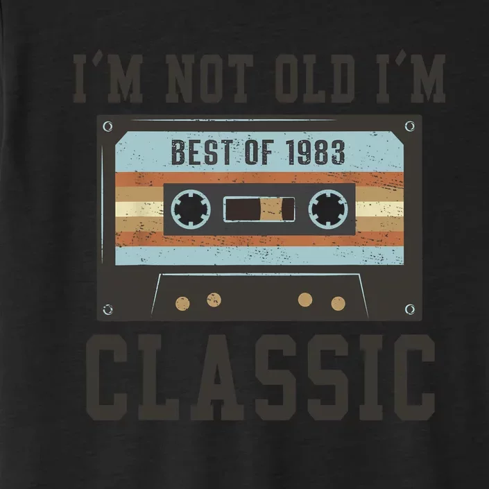 Best Of 1983 40th Birthday Gifts BDay 40 Birthday ChromaSoft Performance T-Shirt