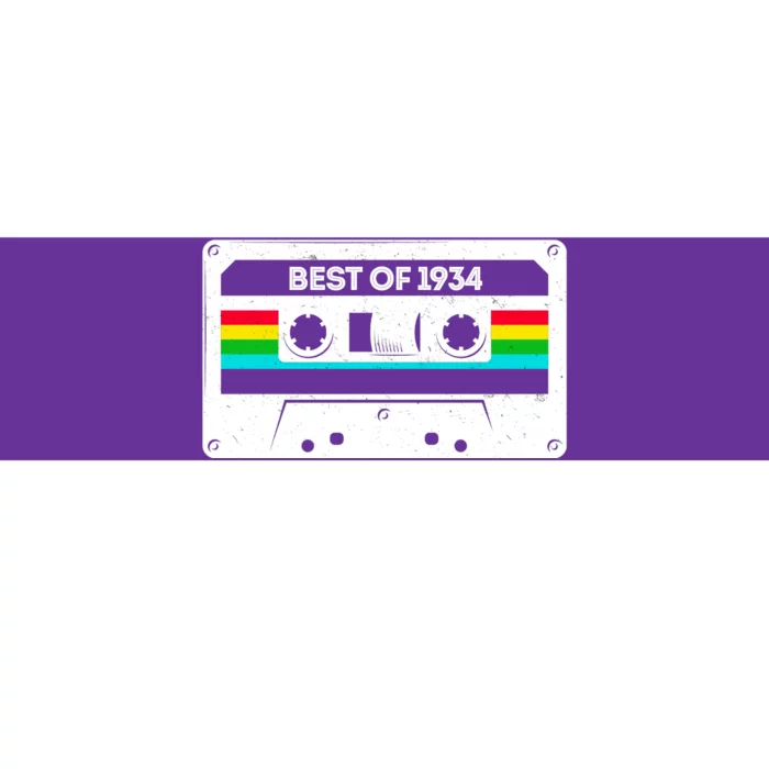 Best Of 1934 Retro 90th Birthday Mixtape Bumper Sticker