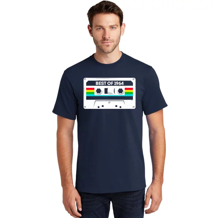 Best Of 1964 Retro 60th Birthday Mixtape Tall T-Shirt