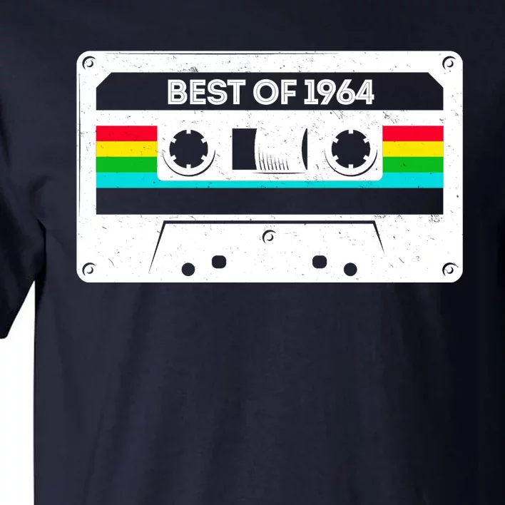 Best Of 1964 Retro 60th Birthday Mixtape Tall T-Shirt