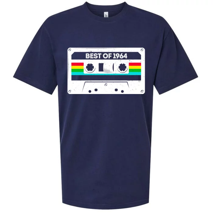 Best Of 1964 Retro 60th Birthday Mixtape Sueded Cloud Jersey T-Shirt