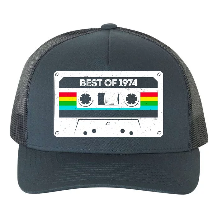 Best Of 1974 Retro 50th Birthday Mixtape Yupoong Adult 5-Panel Trucker Hat