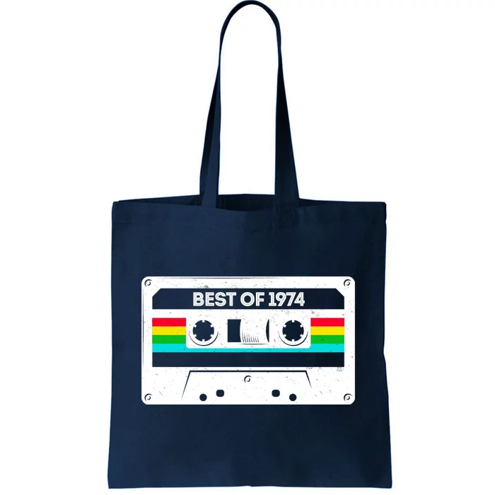 Best Of 1974 Retro 50th Birthday Mixtape Tote Bag