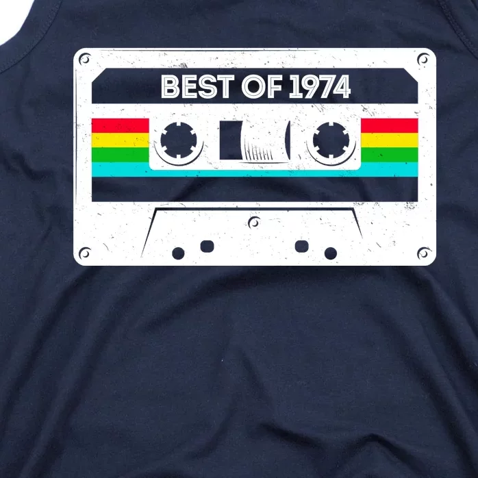 Best Of 1974 Retro 50th Birthday Mixtape Tank Top