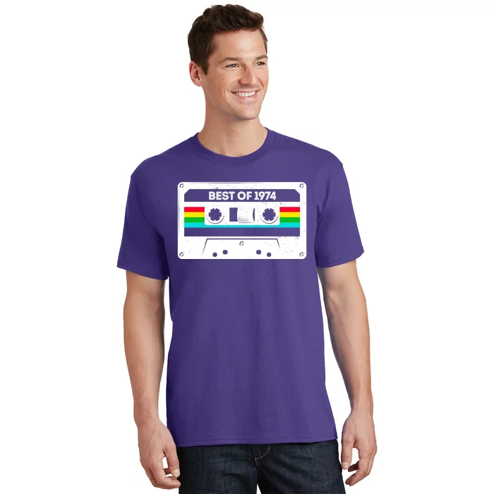 Best Of 1974 Retro 50th Birthday Mixtape T-Shirt