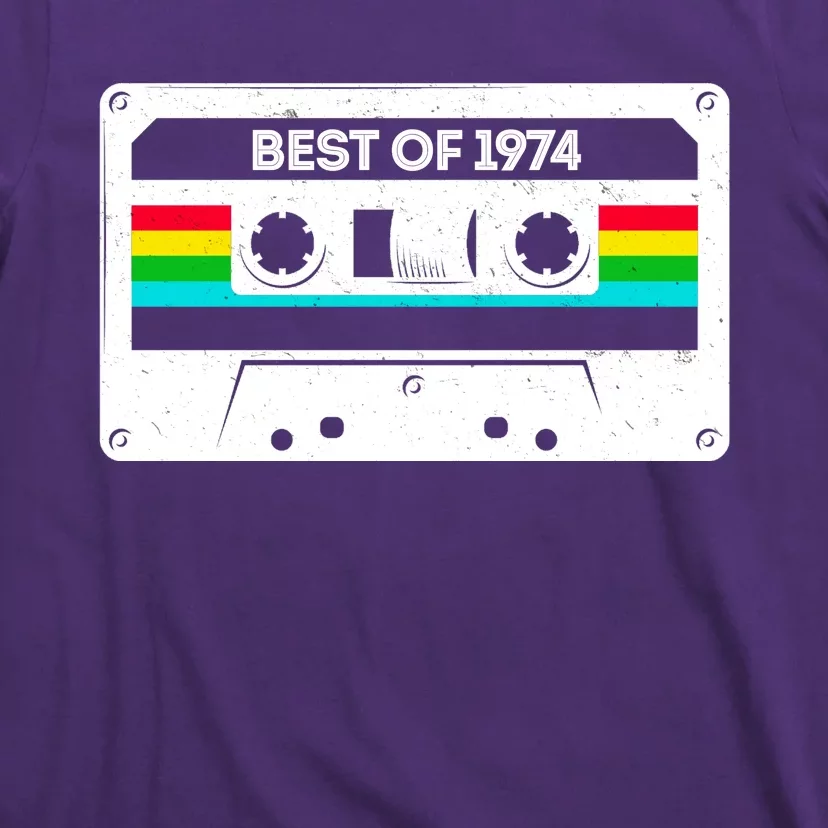 Best Of 1974 Retro 50th Birthday Mixtape T-Shirt