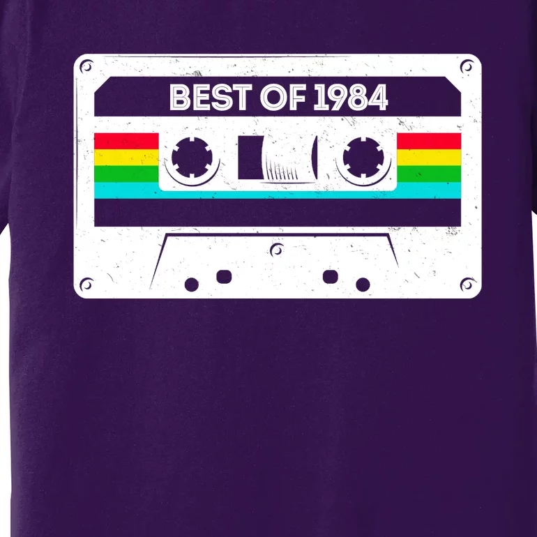 Best Of 1984 Retro 40th Birthday Mixtape Premium T-Shirt