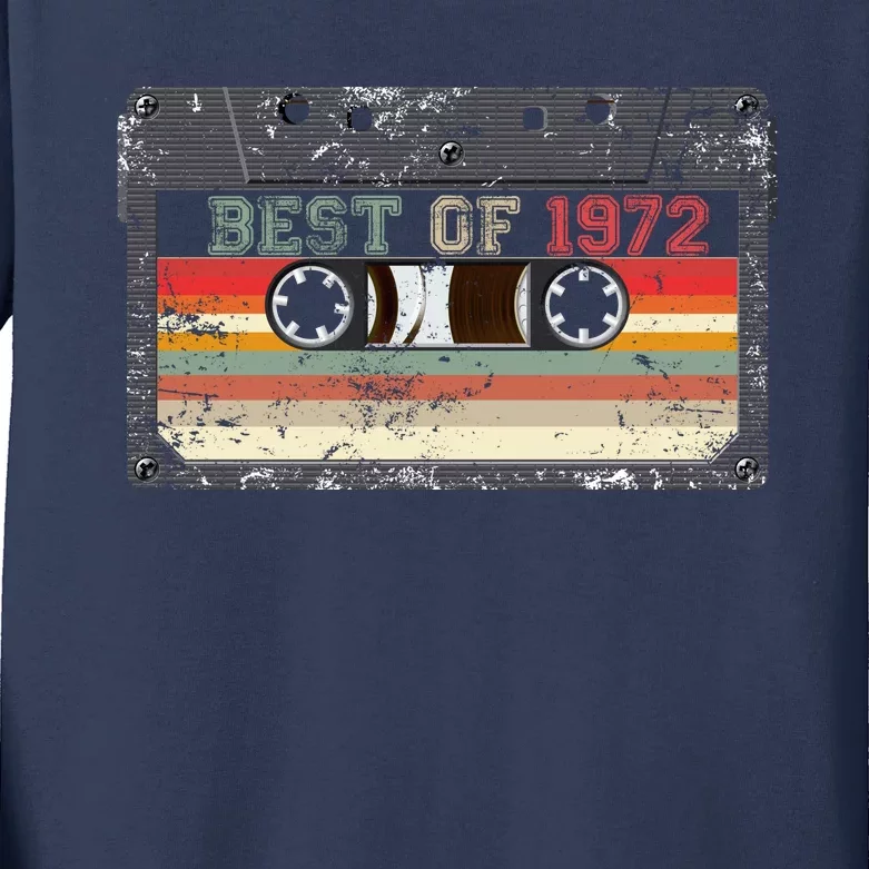 Best Of 1972 Kids Long Sleeve Shirt