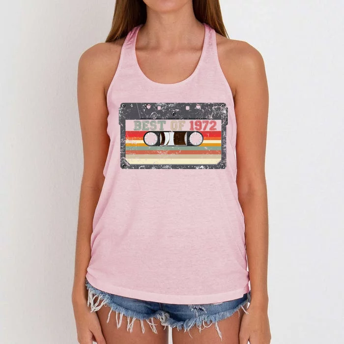 Best Of 1972 Women's Knotted Racerback Tank