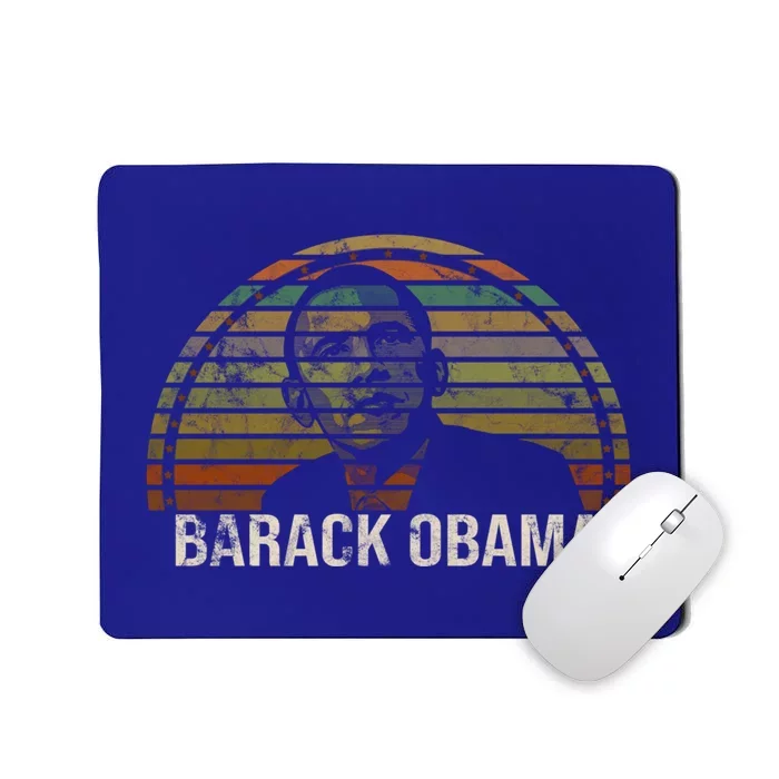 Barack Obama 44th Usa President Vintage Gift Mousepad