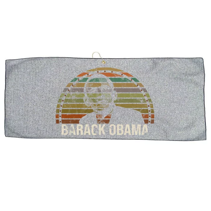 Barack Obama 44th Usa President Vintage Gift Large Microfiber Waffle Golf Towel