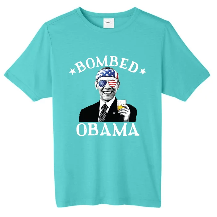 Bombed Obama 4th Of July Drinking President Barack Obama ChromaSoft Performance T-Shirt