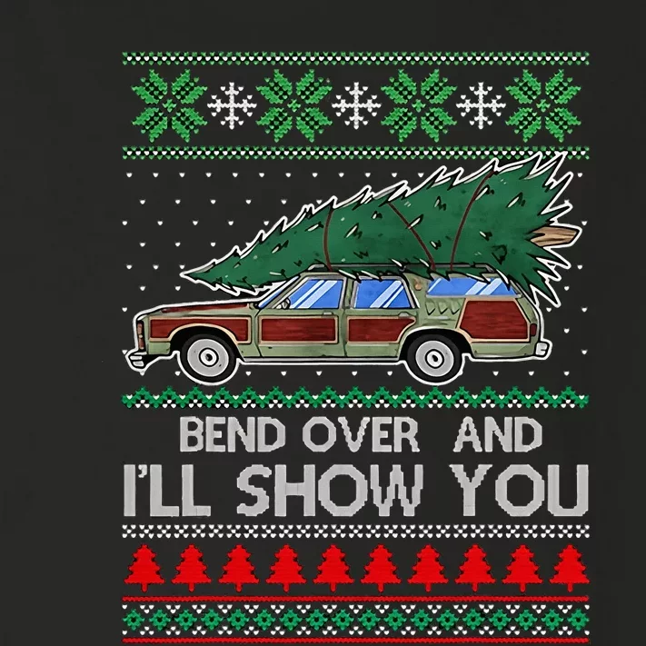 Bend Over and I'll Show You Christmas Couple Matching Family Toddler Long Sleeve Shirt