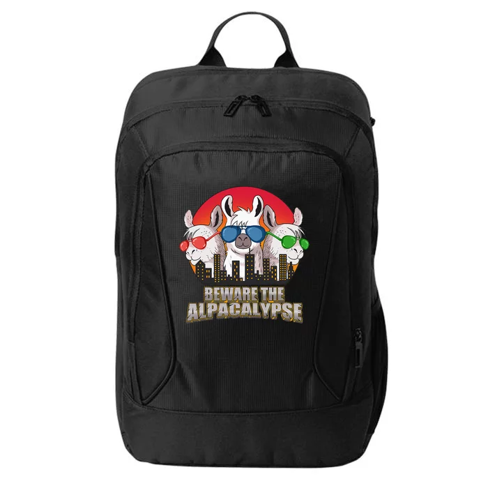 Beware Of Alpacalypse City Backpack