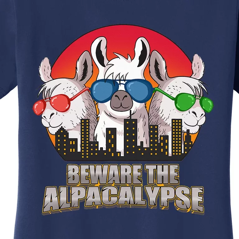 Beware Of Alpacalypse Women's T-Shirt