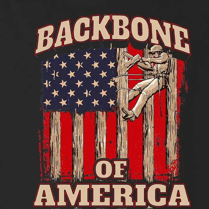 Backbone Of America Arborist Tree Surgeon Lumberjack Logger Toddler Long Sleeve Shirt