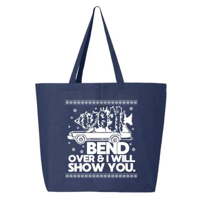 Bend Over And ILl Show You Christmas Couple Matching Family 25L Jumbo Tote