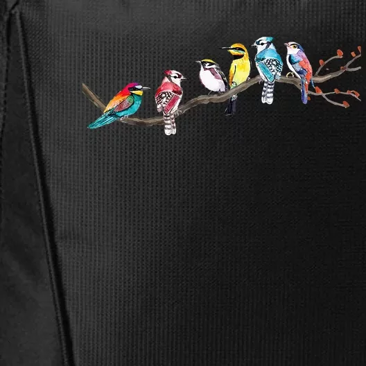 Birds On A Branch Birding Bird Watching Bird Watcher City Backpack