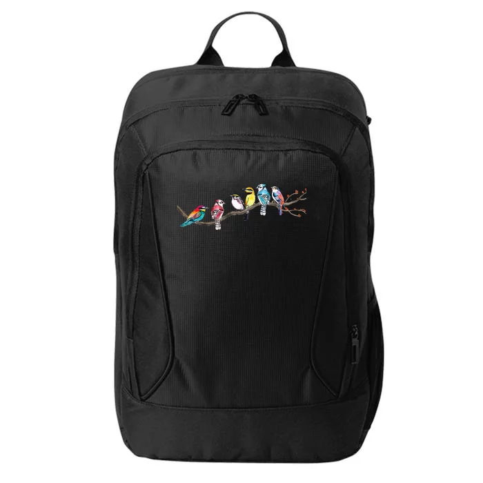 Birds On A Branch Birding Bird Watching Bird Watcher City Backpack