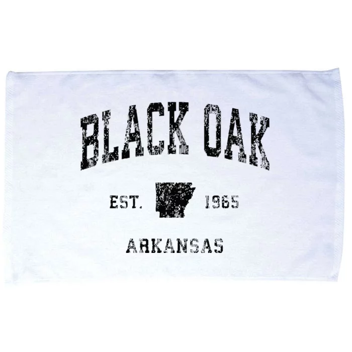 Black Oak Arkansas AR Vintage Athletic Black Sports Microfiber Hand Towel