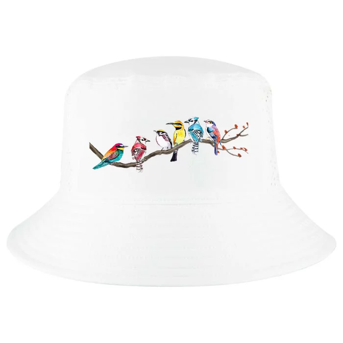 Birds On A Branch Birding Bird Watching Bird Watcher Cool Comfort Performance Bucket Hat