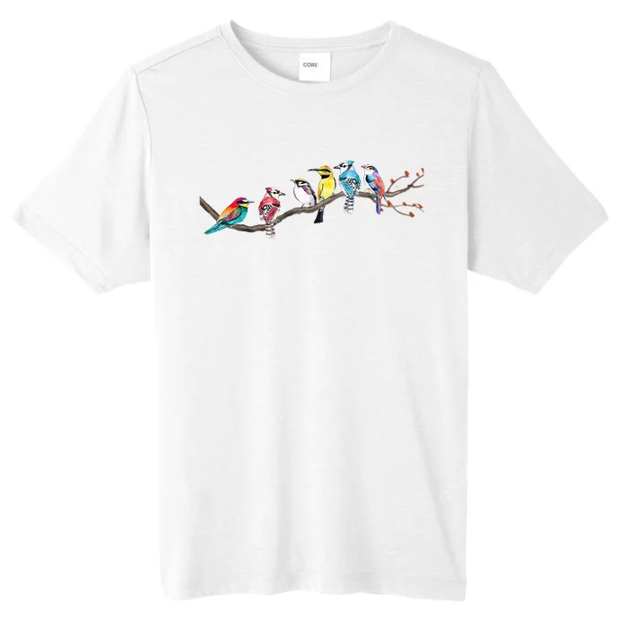 Birds On A Branch Birding Bird Watching Bird Watcher ChromaSoft Performance T-Shirt