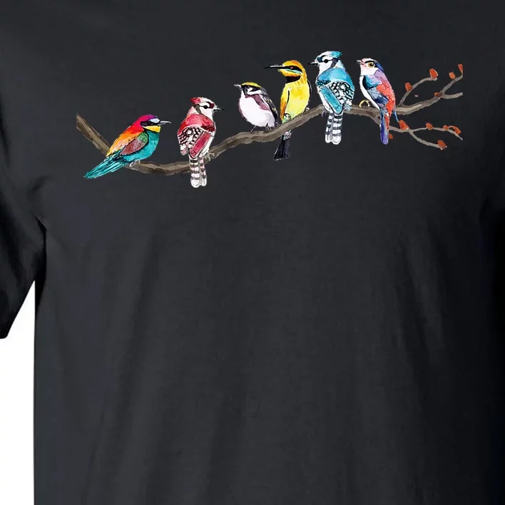 Birds On A Branch Birding Bird Watching Bird Watcher Tall T-Shirt