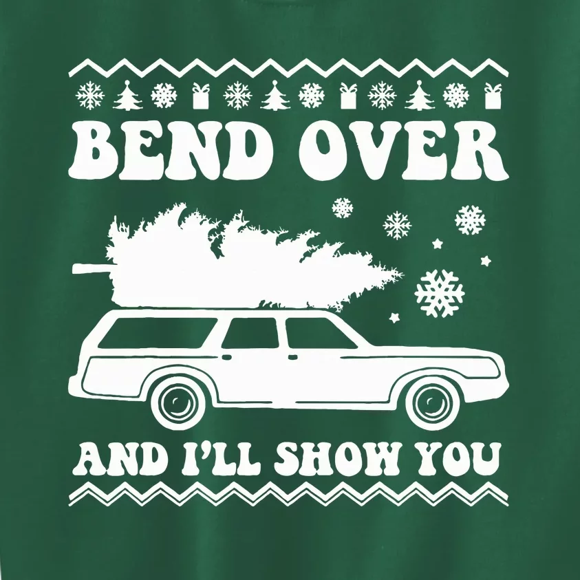 Bend Over And I'll Show You Kids Sweatshirt