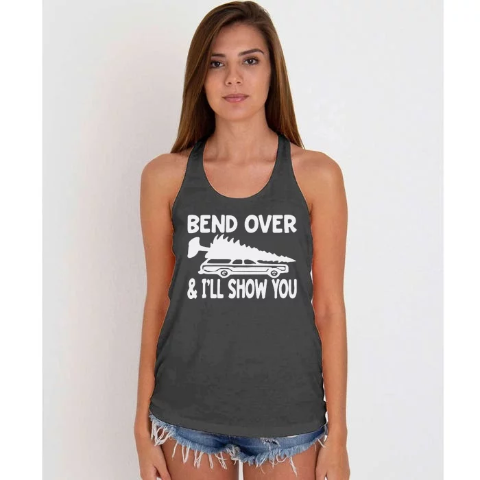 Bend Over And I’Ll Show You Women's Knotted Racerback Tank