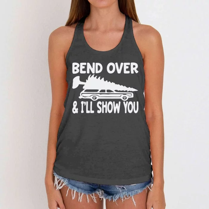 Bend Over And I’Ll Show You Women's Knotted Racerback Tank