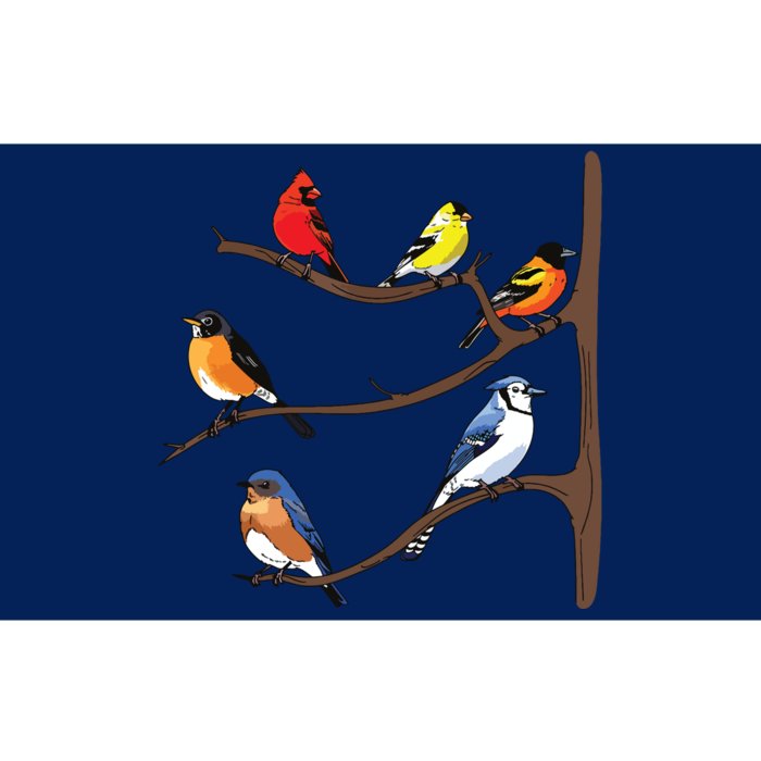 Birds On A Branch Birding Birdwatching Birder Bird Watcher Bumper Sticker