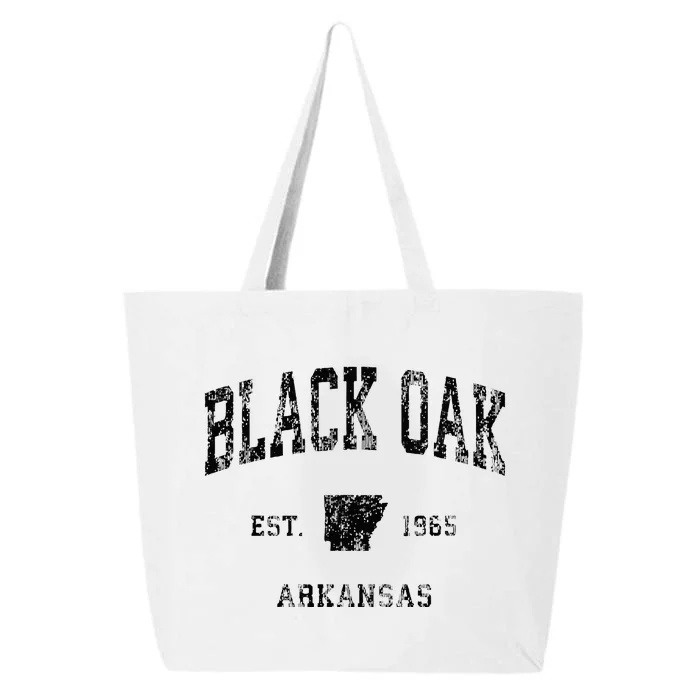 Black Oak Arkansas AR Vintage Athletic Black Sports 25L Jumbo Tote