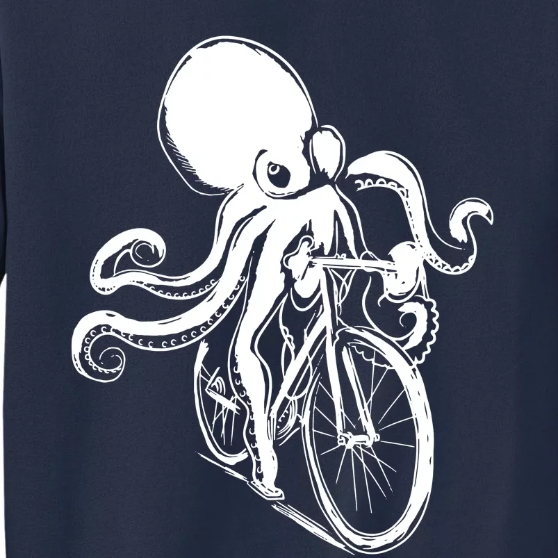 Bicycle Octopus Art Cyclist Sweatshirt